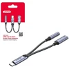 UNITEK ADAPTER USB-C TO USB-C 3.5MM AUDIO PD CHARG
