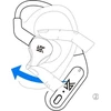 KZ AZ09 juodas - Keičiamas „Bluetooth“ modulis su ausų kabliuku ausinėms, juodas