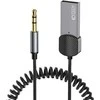 Adapteris Audio Bluetooth AUX Tech-Protect Ultraboost pilkos spalvos