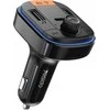 „Yesido“ FM siųstuvas Y45 MP3, „Bluetooth“ - 2xUSB + C tipo + „Micro SD“ - QC 18W PD 20W juodas