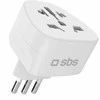 SBS IT kelioninis adapteris – universalus – baltas