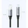 Vention Lightning male adapter 3.5mm jack 0.1m