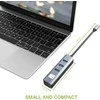 Adapteris Techly USB-C 3.1 į RJ45 gigabito tinklo plokštė su 3 USB 3.0 šakotuvu