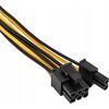 AKYGA Adapteris su kablem AK-CA-82 PCI-E 6+2 pin m / PCI-E 8 pin m 40cm