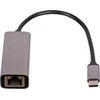 Adapteris su kablem Akyga AK-AD-65 karta jungiama į tinklą USB type C (m) / RJ45 (f) 10/100/1000 ver. 3.0 15cm