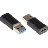GoodConnections Adapteris USB Alcasa AD300 USB-A - USB-C Juodas (USB-AD300)