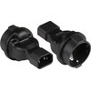 Alcasa PA-1402S adapter wtyczek zasilających C14 Typu F Juodas