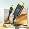 AWEI kabelis CL-212T USB-C na HDMI 4K 30Hz juodos spalvos