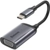 Baseus Adapteris HUB – Type C to VGA + Type C PD – (CAHUB-O0G) dark pilkas