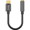Baseus CATL54-01, Type-C, 3.5mm, Juodas