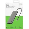 Belkin INC015BTSGY-CZ nešiojamojo kompiuterio dokas / prievadų replikatorius Laidinis USB 3.2 Gen 1 (3.1 Gen 1) Type-C Aliuminio