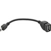 Blow Oem OTG Host microUSB - USB laidas - 12cm