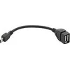 Blow Oem OTG Host microUSB - USB laidas - 12cm