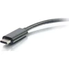 Adapteris USB C2G USB-C - RJ-45 + USB-C Juodas (82408)