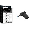 Adapteris USB Conceptronic ABBY15PC02 USB-C - DC-in Juodas (ABBY15PC02)