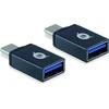 Adapteris USB Conceptronic DONN03G USB-C - USB juoda (DONN03G)