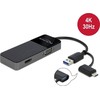 DELOCK adapteris iš USB 3.0 į 4K HDMI + VGA