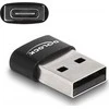 Delock USB 2.0 adapteris USB Type-A kištukinis USB Type-C™ juodas