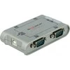 Delock USB 2.0–4 x nuoseklusis adapteris