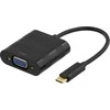 Adapteris DELTACO USB 3.1 "C-VGA" / USBC-VGA