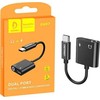 LP Adapteris przejściówka USB typu C -> Jack + USB typu C (ładowanie)