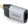 Adapteris USB Dicota USB-C - RJ-45 Sidabrinė (D32048)
