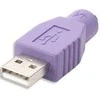 USB adapteris Goobay USB - PS / 2 violetinė (68918)
