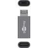 Wentronic Adapterio USB-C lizdas, microUSB 2.0 kištukas Goobay BLK