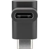Goobay USB-C 90° kampo adapteris, juodas