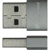 Adapteris USB Good Connections USB-A - USB-C Pilka (USB-AD203-3)