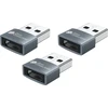 Adapteris USB Good Connections USB-A - USB-C Pilka (USB-AD203-3)