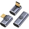 Adapteris USB Graugear USB-C - USB-C Sidabrinė (G-AD-40G-3)