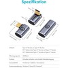 Adapteris USB Graugear USB-C - USB-C Sidabrinė (G-AD-40G-3)