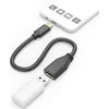 Hama OTG, USB 3.0 A, USB-C, 15CM, juoda