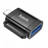 Adapteris OTG Lightning to USB A Hoco UA31A juodas