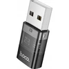 Adapteris USB A to USB C Hoco UA36C transparent juodas