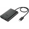 I-tec USB-C į dvigubą HDMI adapterį