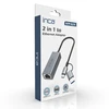 Adapteris USB Inca IUTP-01TX RJ-45 - USB-C + USB-A Mėlyna (IUTP-01TX)