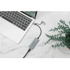 Adapteris USB Inca IUTP-01TX RJ-45 - USB-C + USB-A Mėlyna (IUTP-01TX)