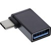 Adapteris USB InLine USB-A - USB-C Juodas (35805W)