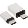 USB adapteris InLine USB-C - microUSB USB-C - USB Baltas (35809)