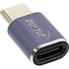 InLine USB ® USB4 adapteris, C tipo USB kištukas/moteris, aliuminis, pilkas