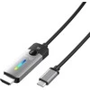 USB adapteris j5create j5create JCC157 1,79 m USB tipas -C HDMI Juodas, Pilkas