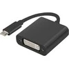LANBERG AD-UC-DV-01 adapteris USB TYPE-C M -DVI F 24+5 Dual Link 15cm Juodas
