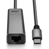 Tinklo Adapteris - LINDY USB 3.2 Type C į 2.5G Ethernet Konverteris, 5 Gbps, Sidabrinis