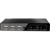 KVM Switch - LINDY 2 Prievadų HDMI 4K60, USB 2.0 ir Garso KVM Switch, Juodas