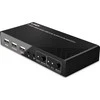KVM Switch - LINDY 2 Prievadų HDMI 4K60, USB 2.0 ir Garso KVM Switch, Juodas