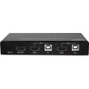 KVM Switch - LINDY 2 Prievadų HDMI 4K60, USB 2.0 ir Garso KVM Switch, Juodas