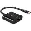 Adapteris - LINDY USB Type C į DisplayPort 4k144 Konverteris, Juodas
