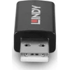 USB Adapteris - LINDY USB 2.0 Type A į A Duomenų Blokatorius, M/F, Juodas